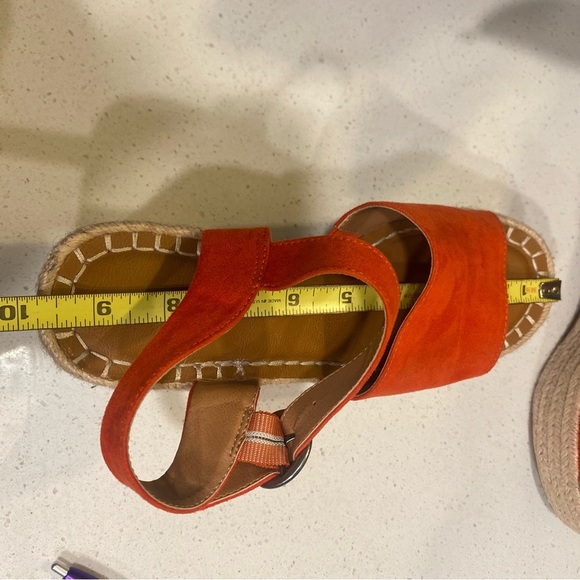 *SOLD* Universal Thread Women’s Platform Sandals Burnt Orange Women’s 7 - Picture 6 of 7